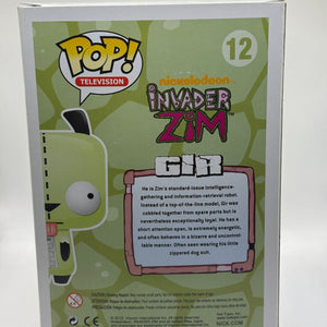 Funko POP! Television Invader Zim #12 GIR Vinyl Figure 2014 *NO MOULD*