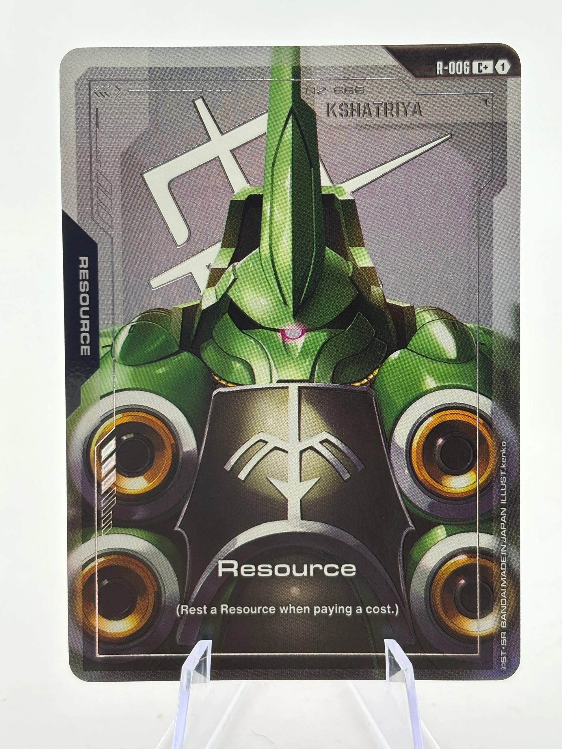 Gundam TCG - Resource R-006 C+ Alt Art FRENLY BRICKS - Open 7 Days image 1
