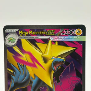 Pokemon TCG Mega Evolution- Mega Manectric EX 158/132 Full Art NM FRENLY BRICKS - Open 7 Days