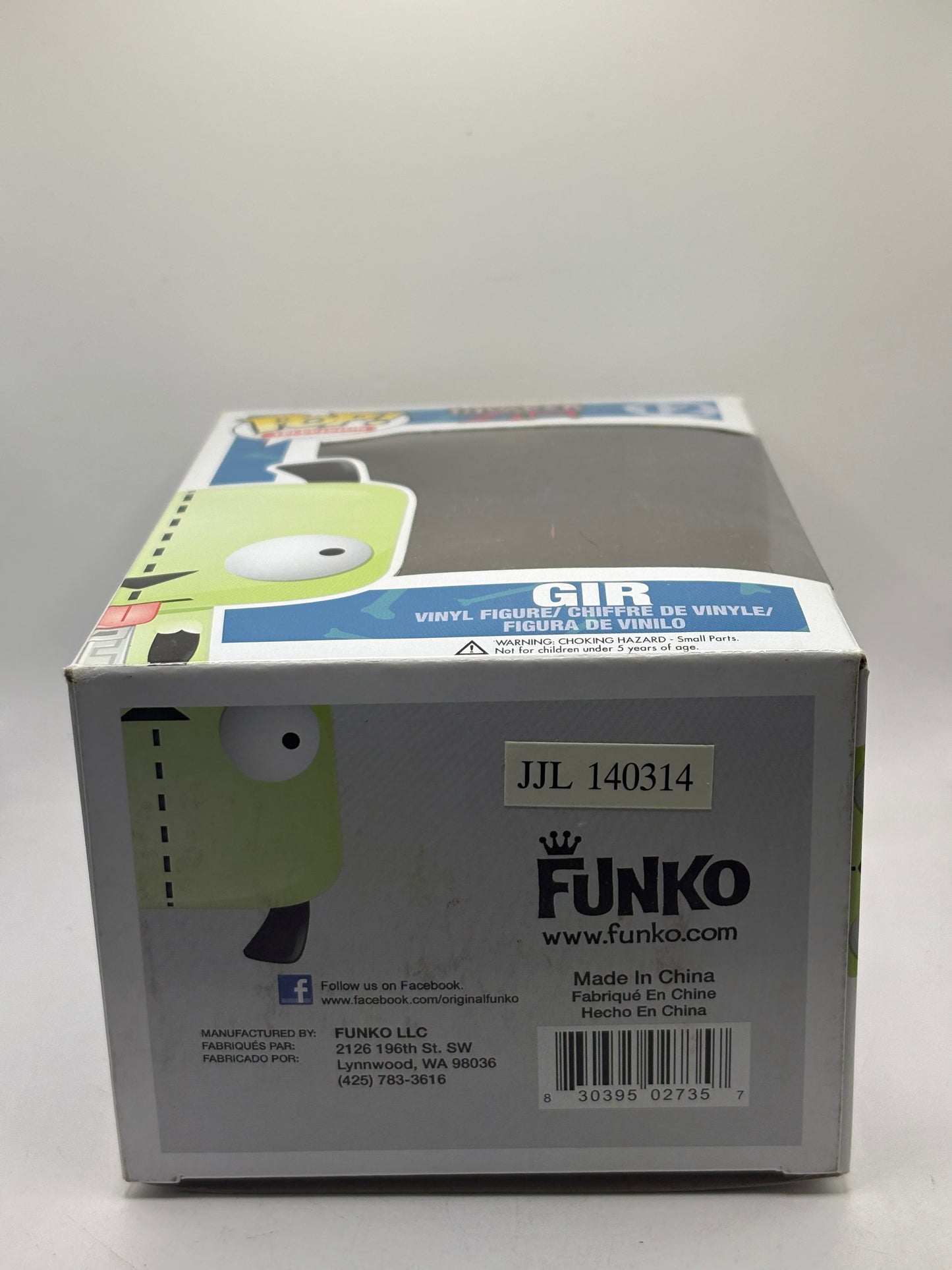 Funko POP! Television Invader Zim #12 GIR Vinyl Figure 2014 *NO MOULD* FRENLY BRICKS - Open 7 Days