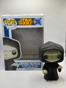 Funko POP! Star Wars #36 Emperor Palpatine Vinyl Bobble Head 2014 *NO MOULD*