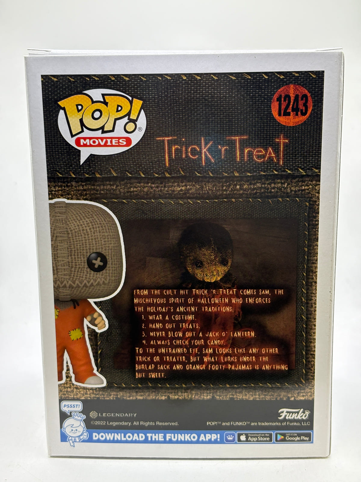 Funko POP! Movies Trick R Treat #1243 Sam Special Edition Vinyl Figure image 3