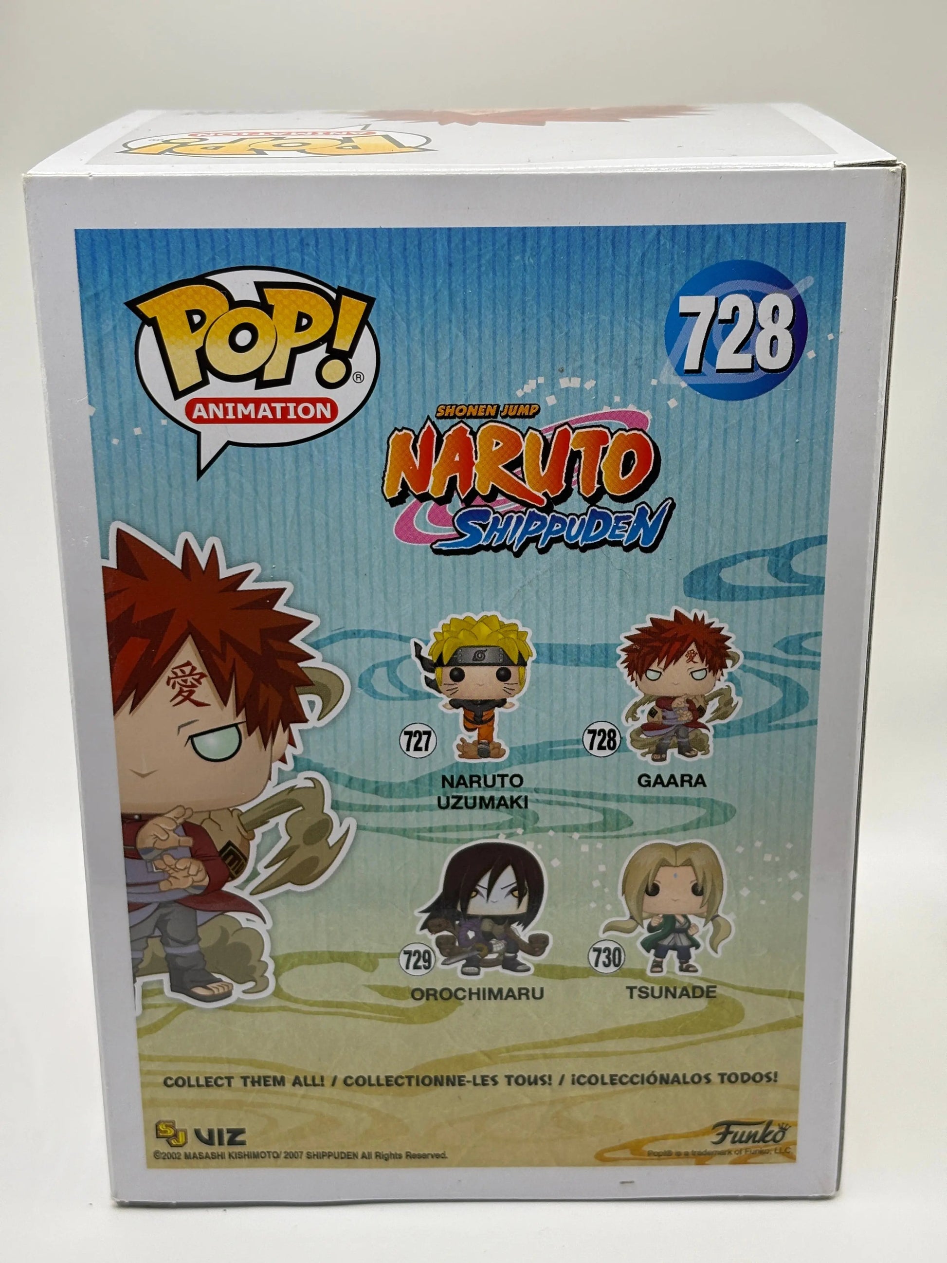 Funko POP! Animation Naruto Shippuden #728 Gaara FRENLY BRICKS - Open 7 Days