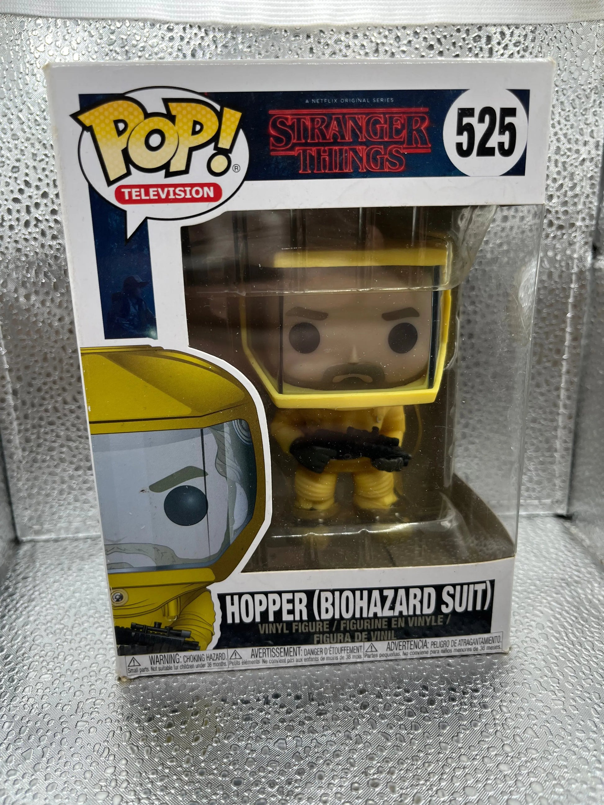 Funko POP Television - Stranger Things - Hopper (Biohazard Suit) #525 FRENLY BRICKS - Open 7 Days