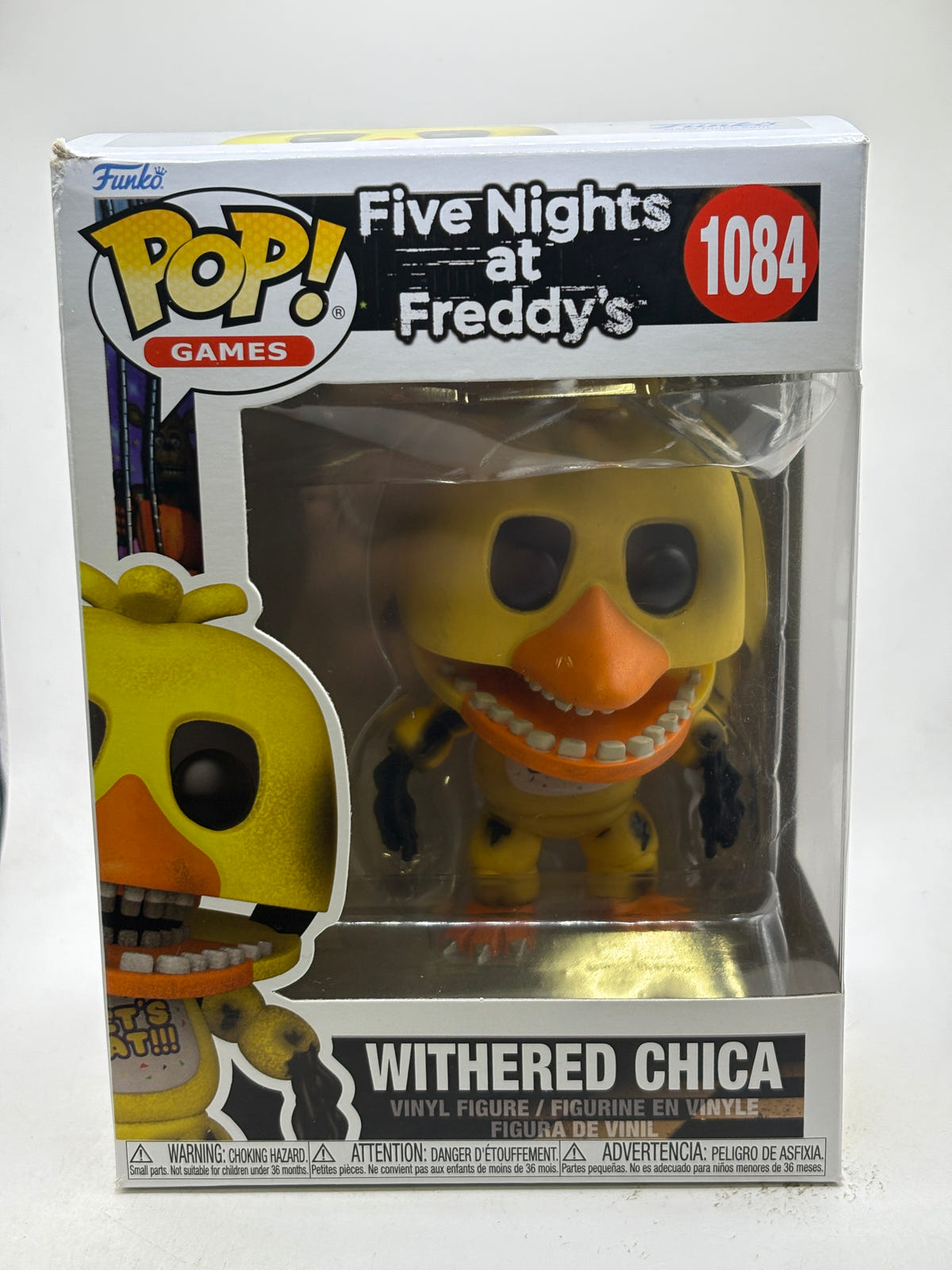 Funko POP! Games Five Knights at Freddys #1084 Withered Chica Vinyl Figure image 1