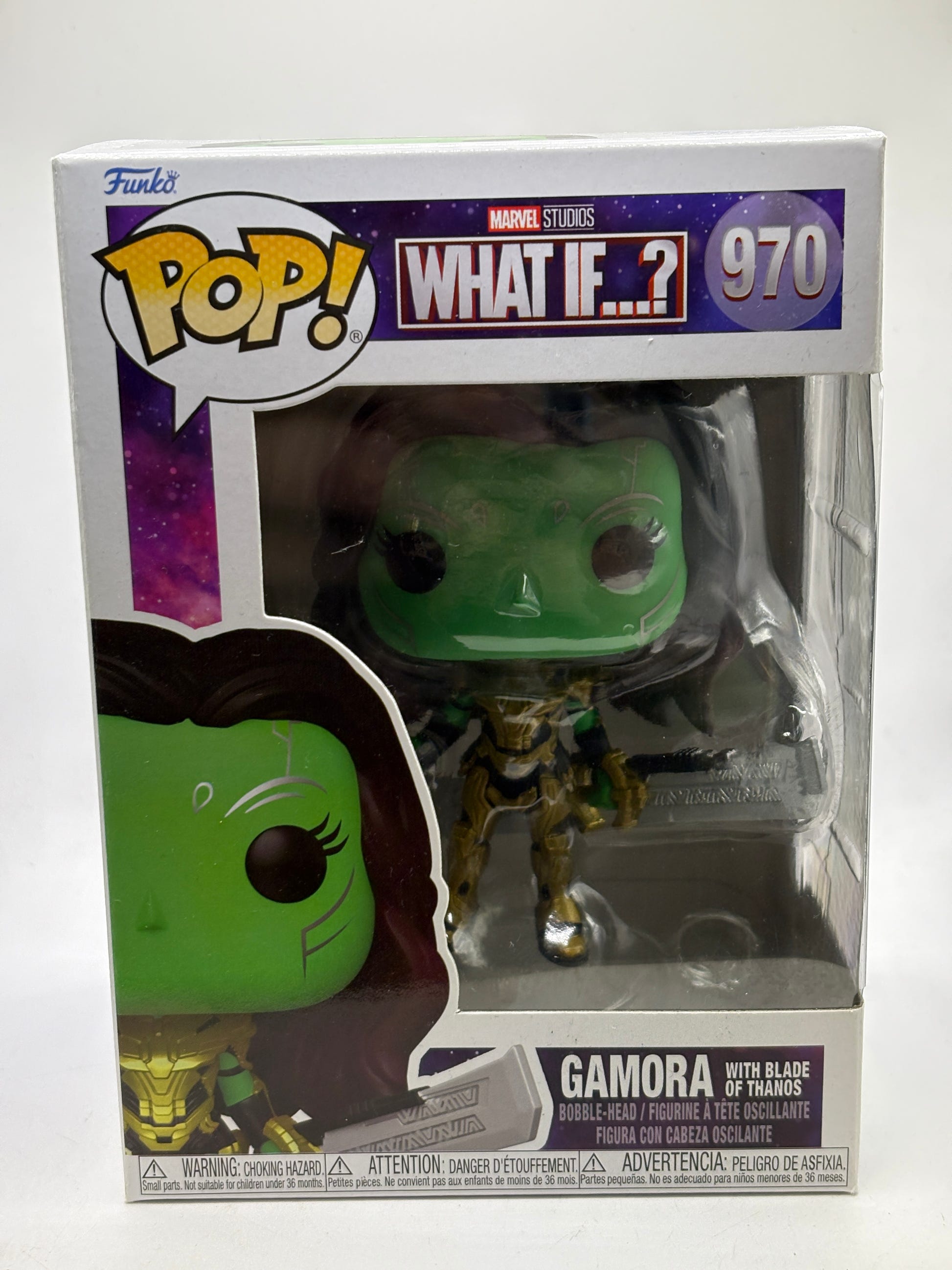 Funko POP! Marvel What If #970 Gamora with Blade of Thanos Bobble-Head image 1