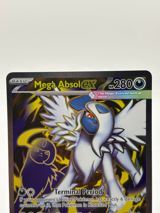 Pokemon TCG Mega Evolution- Mega Absol EX 161/132 Full Art NM FRENLY BRICKS - Open 7 Days