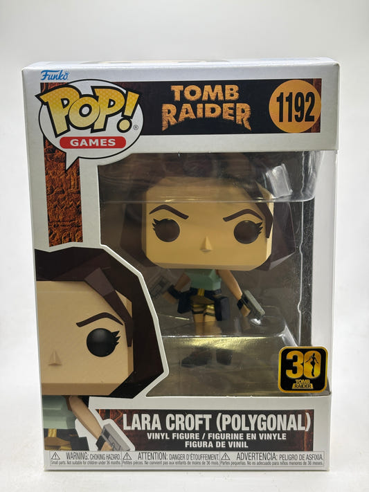 Funko POP! Games Tomb Raider #1192 Lara Croft Polygonal Vinyl Figure