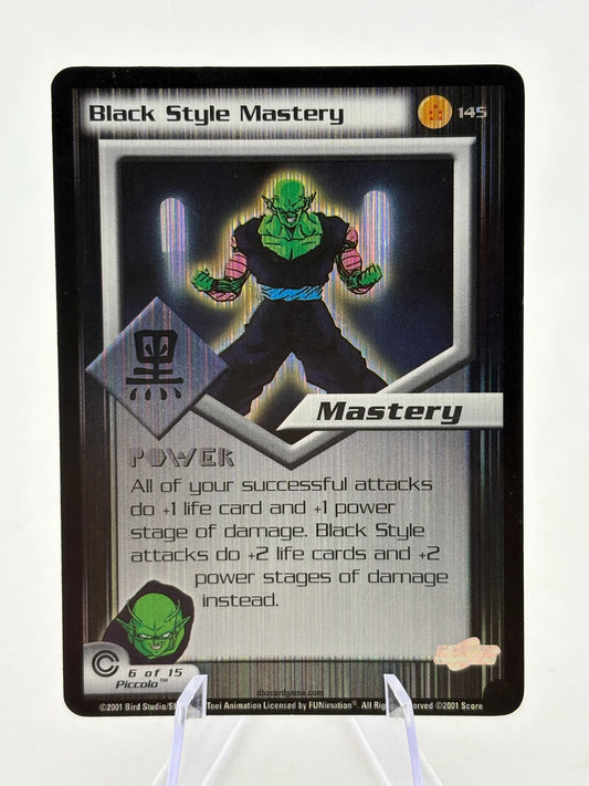 2001 Dragon Ball Z TCG - Black Style Mastery Piccolo Rare Foil MP FRENLY BRICKS - Open 7 Days