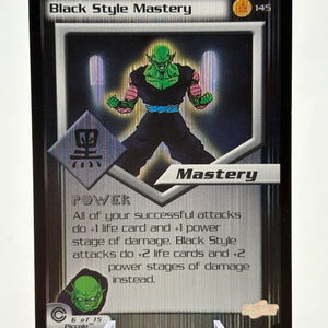 2001 Dragon Ball Z TCG - Black Style Mastery Piccolo Rare Foil MP FRENLY BRICKS - Open 7 Days