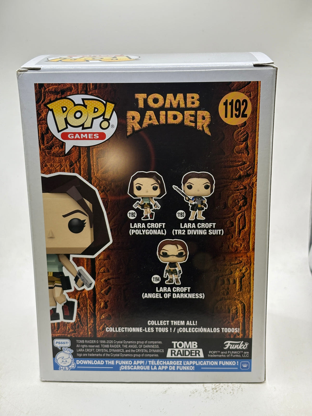Funko POP! Games Tomb Raider #1192 Lara Croft Polygonal Vinyl Figure image 3
