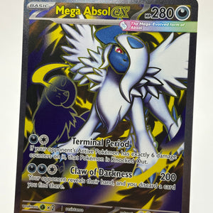 Pokemon TCG Mega Evolution- Mega Absol EX 161/132 Full Art NM FRENLY BRICKS - Open 7 Days