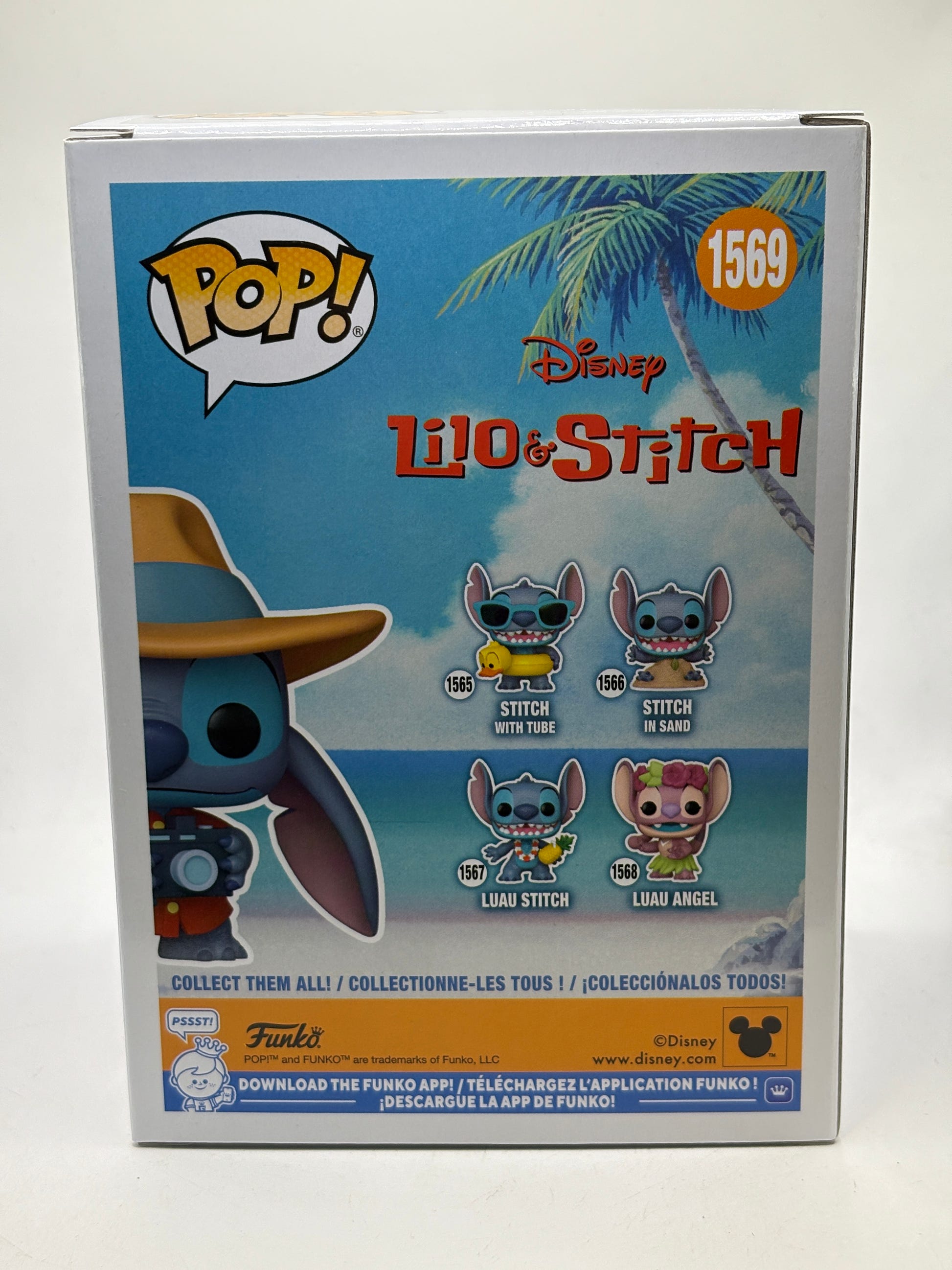 Funko POP! Lilo & Stitch #1569 Tourist Stitch Vinyl Figure image 3