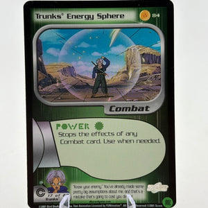 2001 Dragon Ball Z TCG - Trunks Energy Sphere 17 of 28 Rare Foil MP FRENLY BRICKS - Open 7 Days