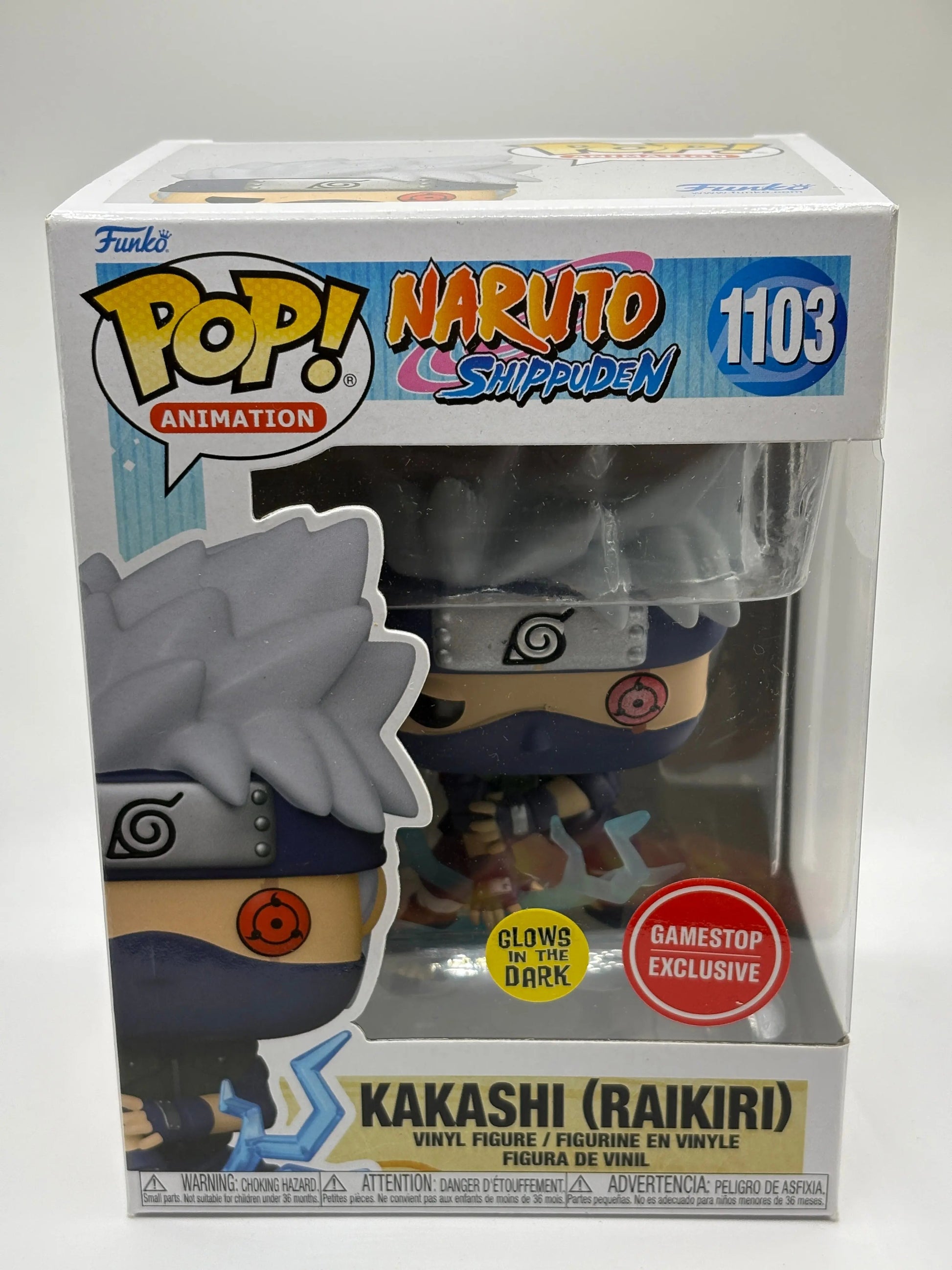 Funko POP! Naruto Shippuden #1103 Kakashi Raikiri Glow Gamestop Exclusive FRENLY BRICKS - Open 7 Days