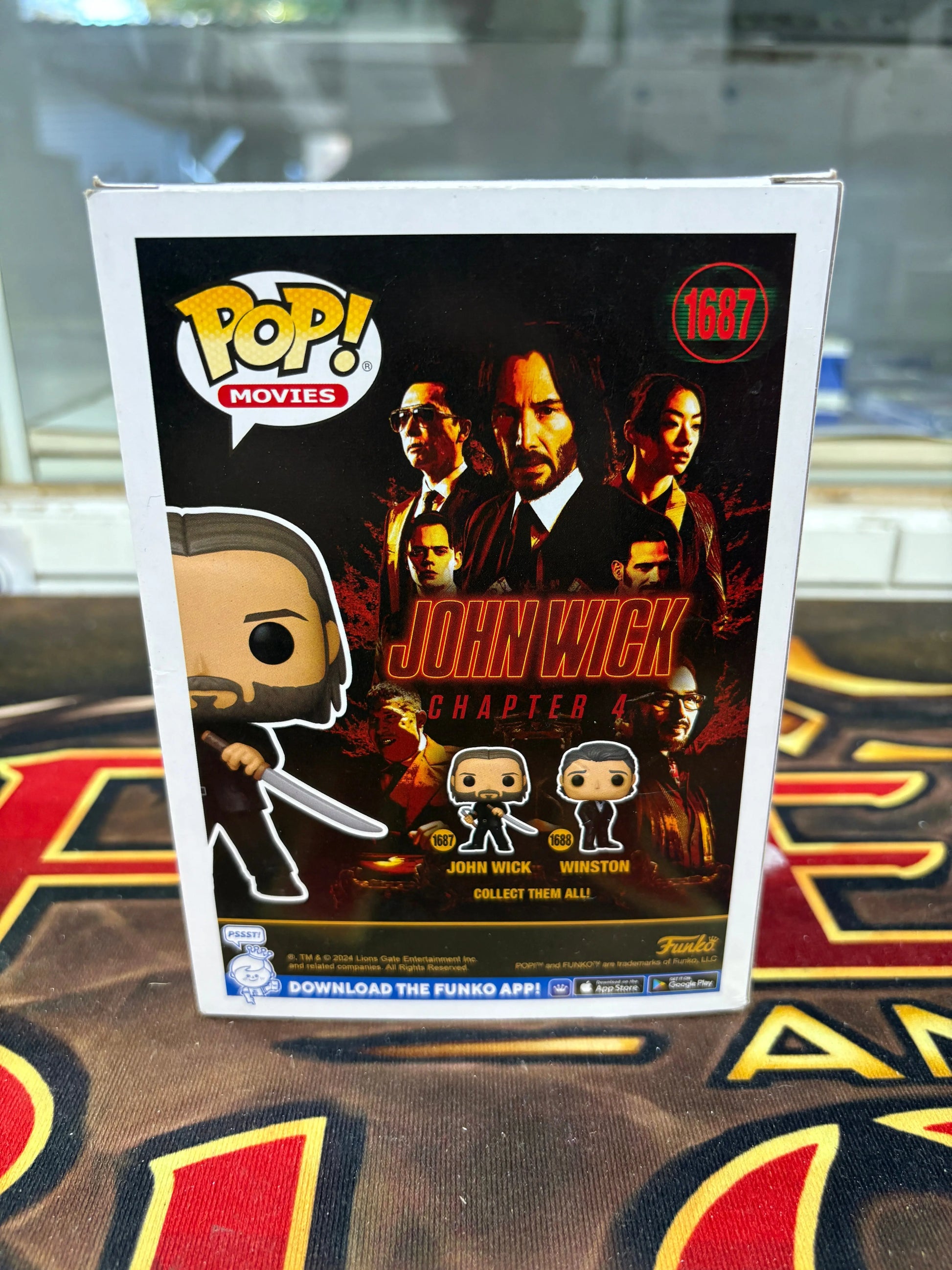 Funko Pop - JOHN WICK 1687 - Chapter 4 - MOVIES FRENLY BRICKS - Open 7 Days