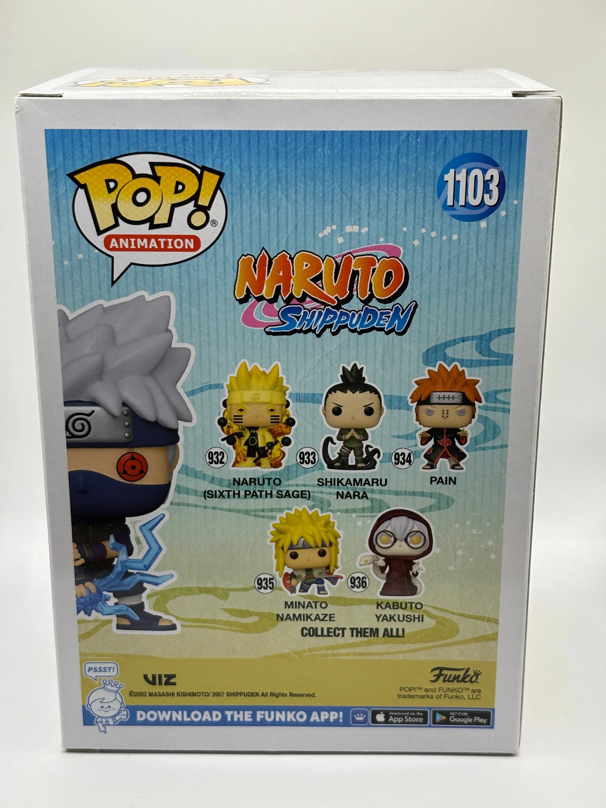 Funko POP! Naruto Shippuden #1103 Kakashi Raikiri Glow Gamestop Exclusive FRENLY BRICKS - Open 7 Days
