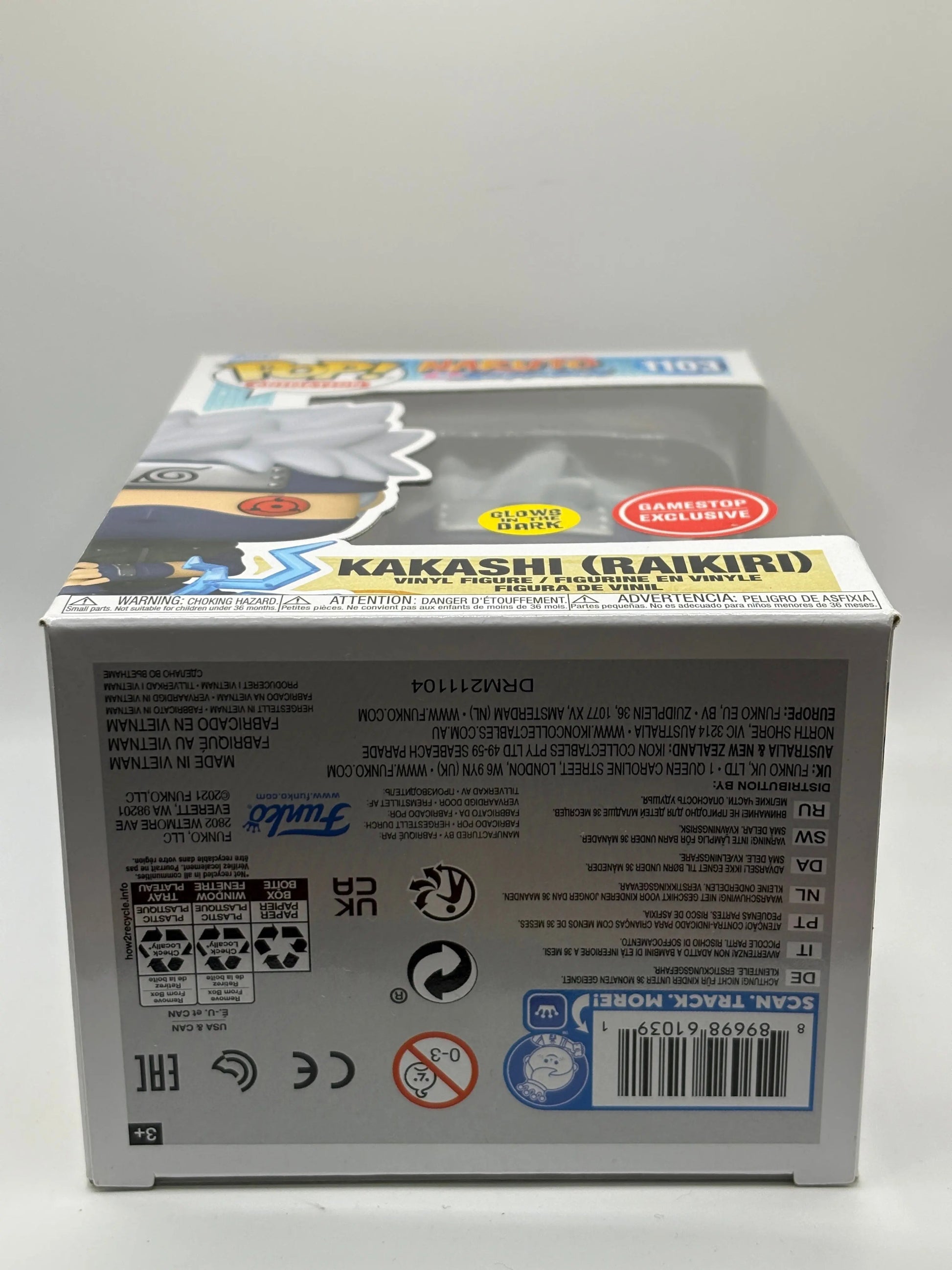 Funko POP! Naruto Shippuden #1103 Kakashi Raikiri Glow Gamestop Exclusive FRENLY BRICKS - Open 7 Days