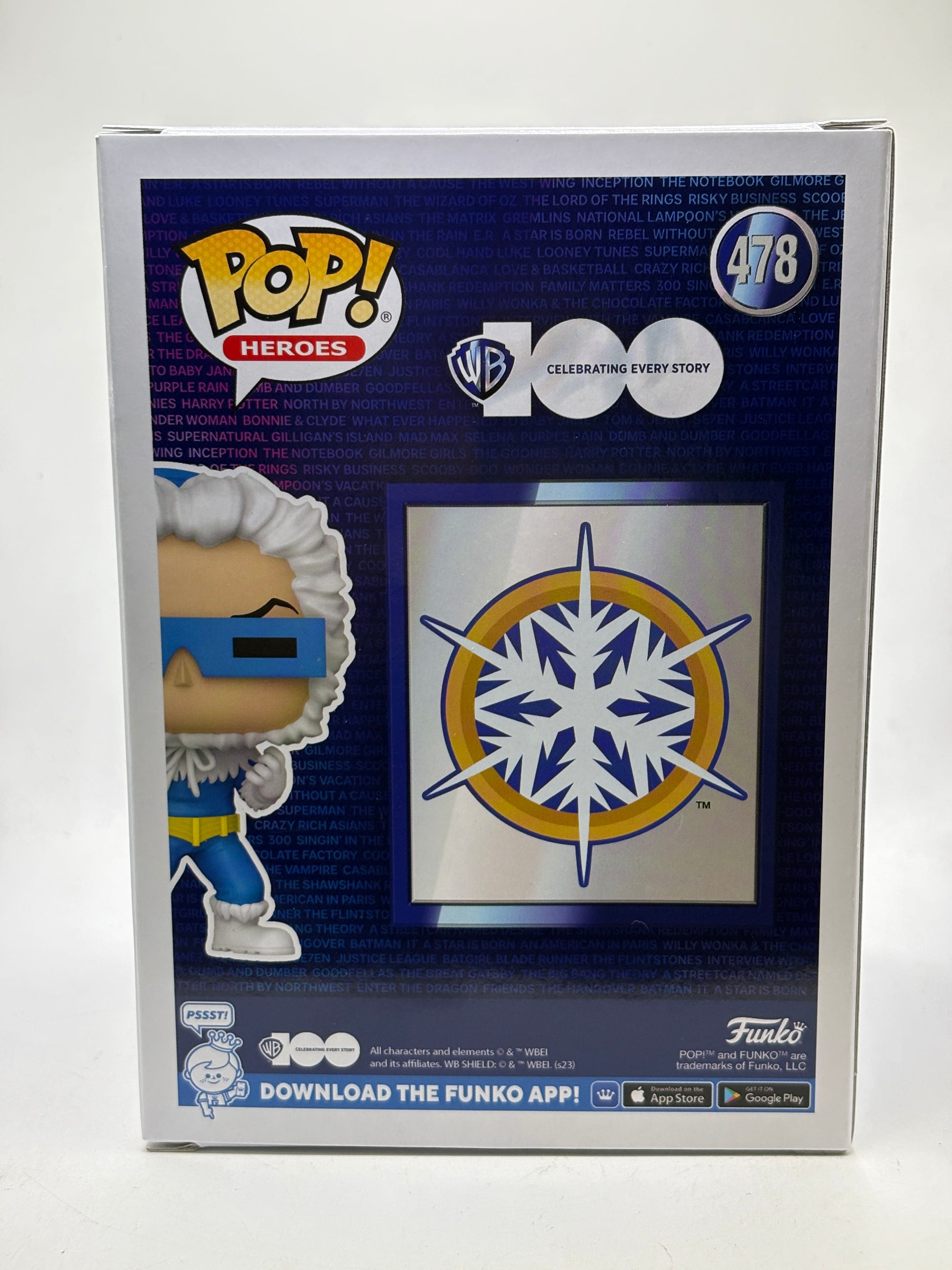 Funko POP! Heroes WB100 #478 Captain Cold Special Edition Vinyl Figure image 3