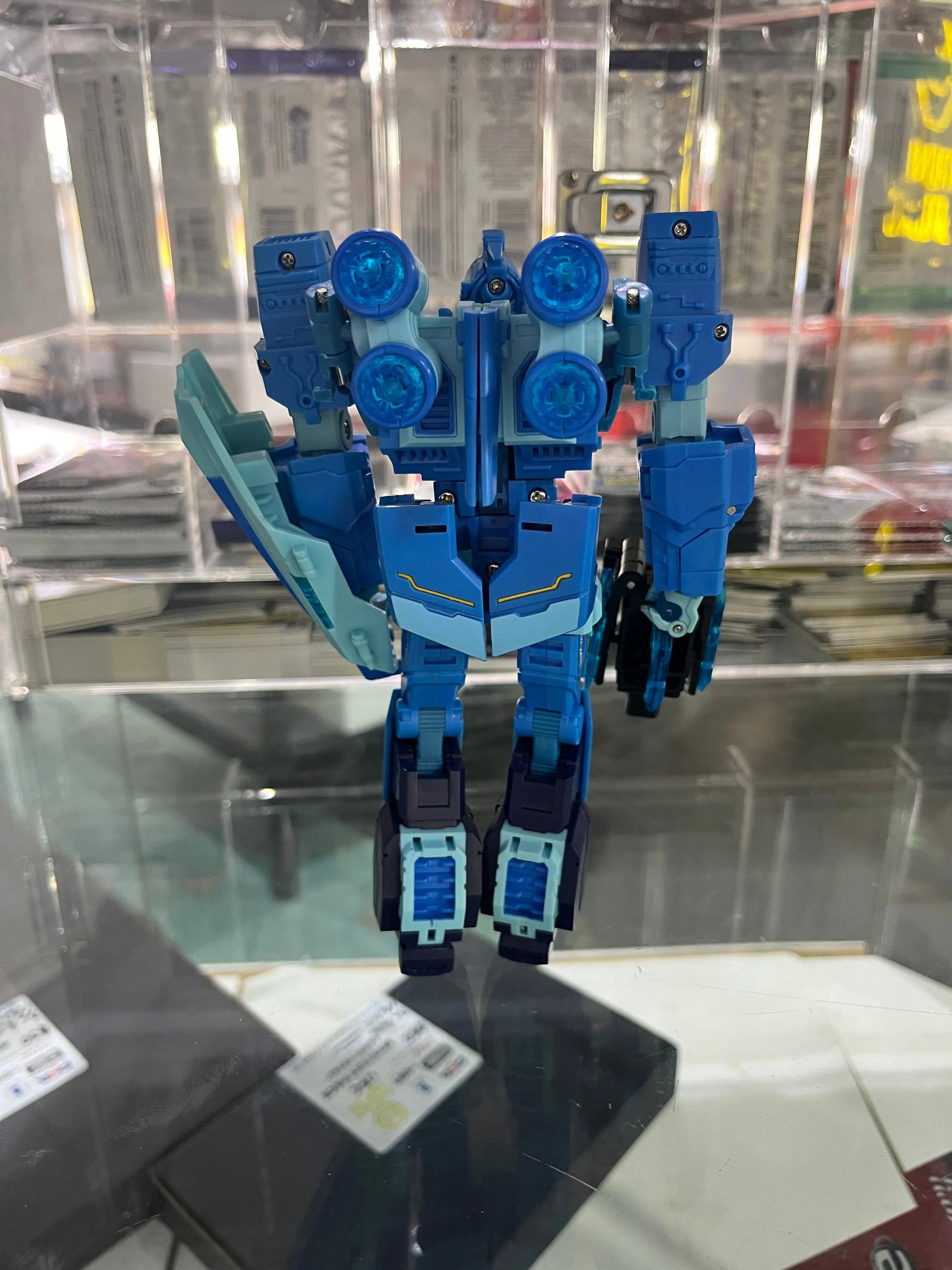 SXS R-02 Overclocking Blurr Deformation Robot Anime Action Figure Model 19cm 3rd party FRENLY BRICKS - Open 7 Days