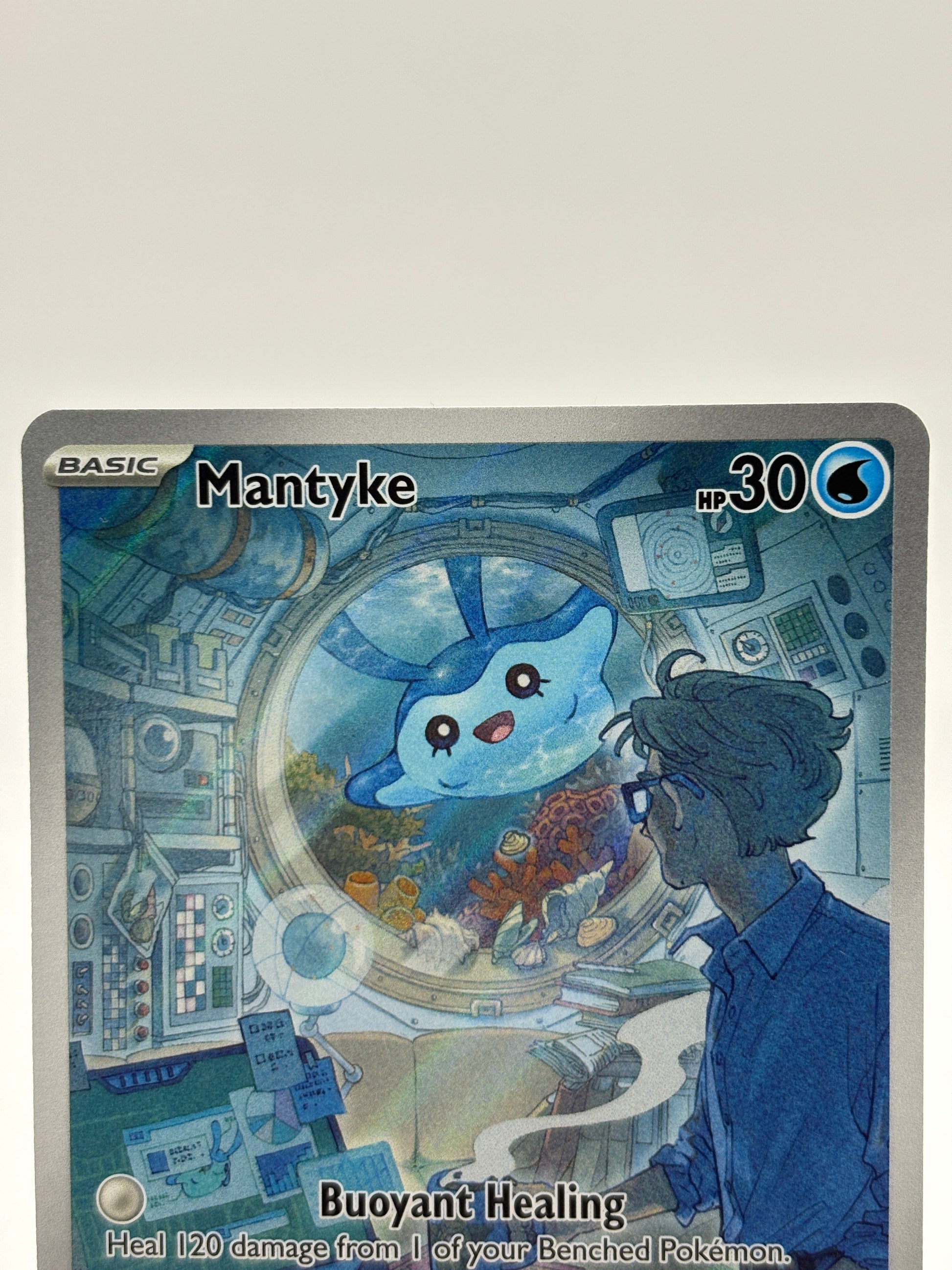 Pokemon TCG Paradox Rift - Mantyke 189/182 Illustration Rare NM (1) FRENLY BRICKS - Open 7 Days
