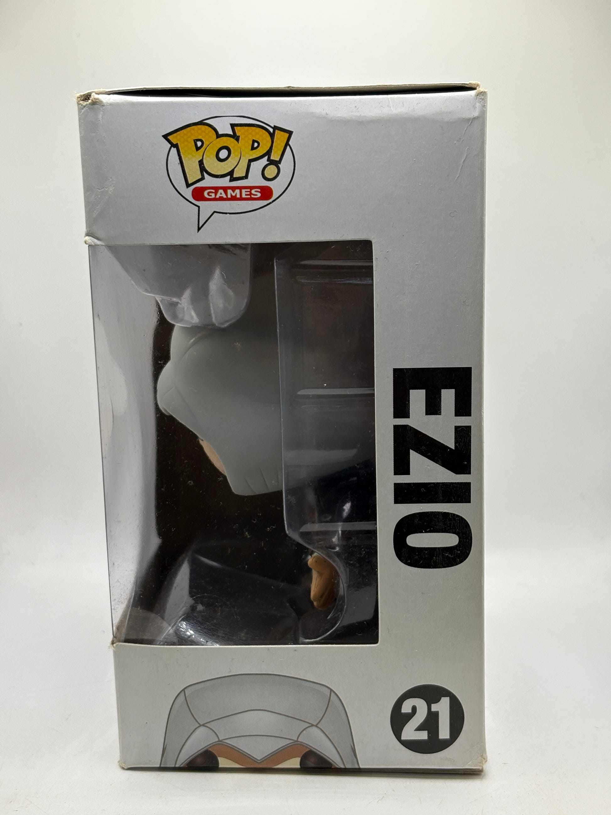 Funko POP! Games Assassin’s Creed II #21 Ezio Vinyl Figure 2013 Box DMG image 2