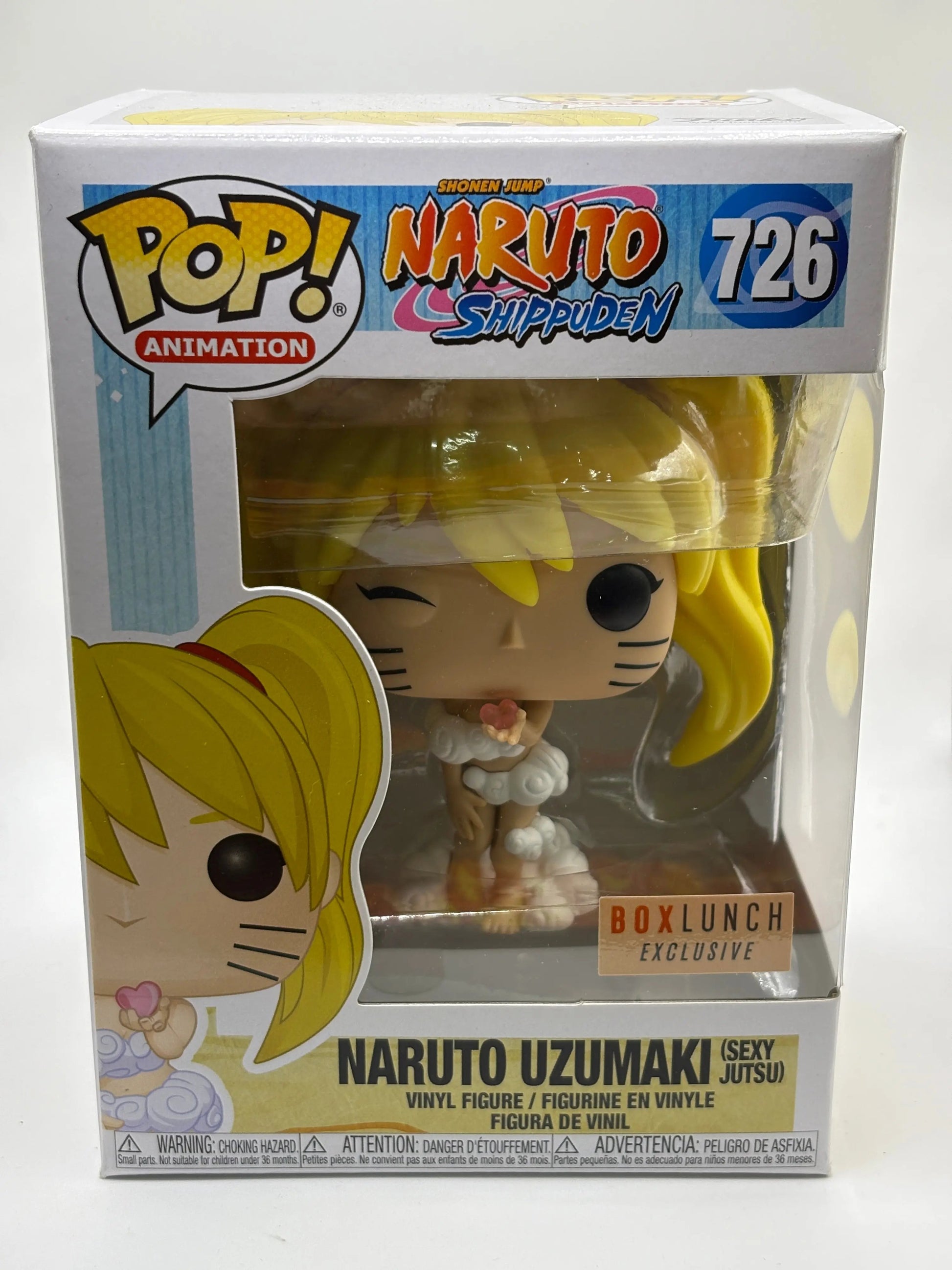 Funko POP! Animation Naruto Shippuden #726 Naruto Uzumaki Sexy Jutsu Boxlunch FRENLY BRICKS - Open 7 Days