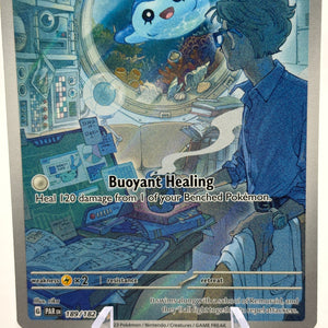 Pokemon TCG Paradox Rift - Mantyke 189/182 Illustration Rare NM (1) FRENLY BRICKS - Open 7 Days