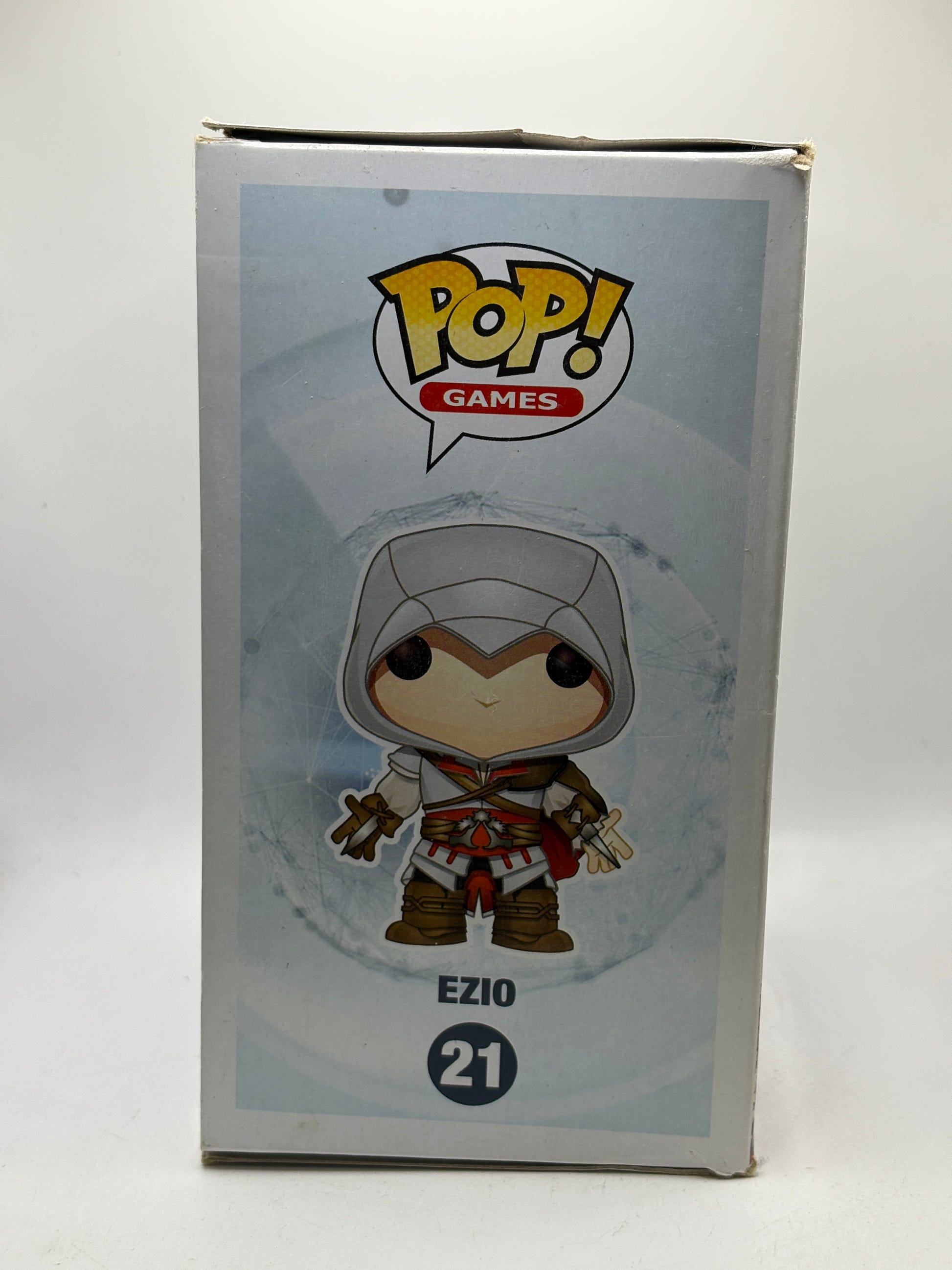 Funko POP! Games Assassin’s Creed II #21 Ezio Vinyl Figure 2013 Box DMG image 4