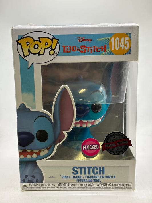 Funko POP! Disney Lilo & Stitch #1045 Stitch Flocked Vinyl Figure