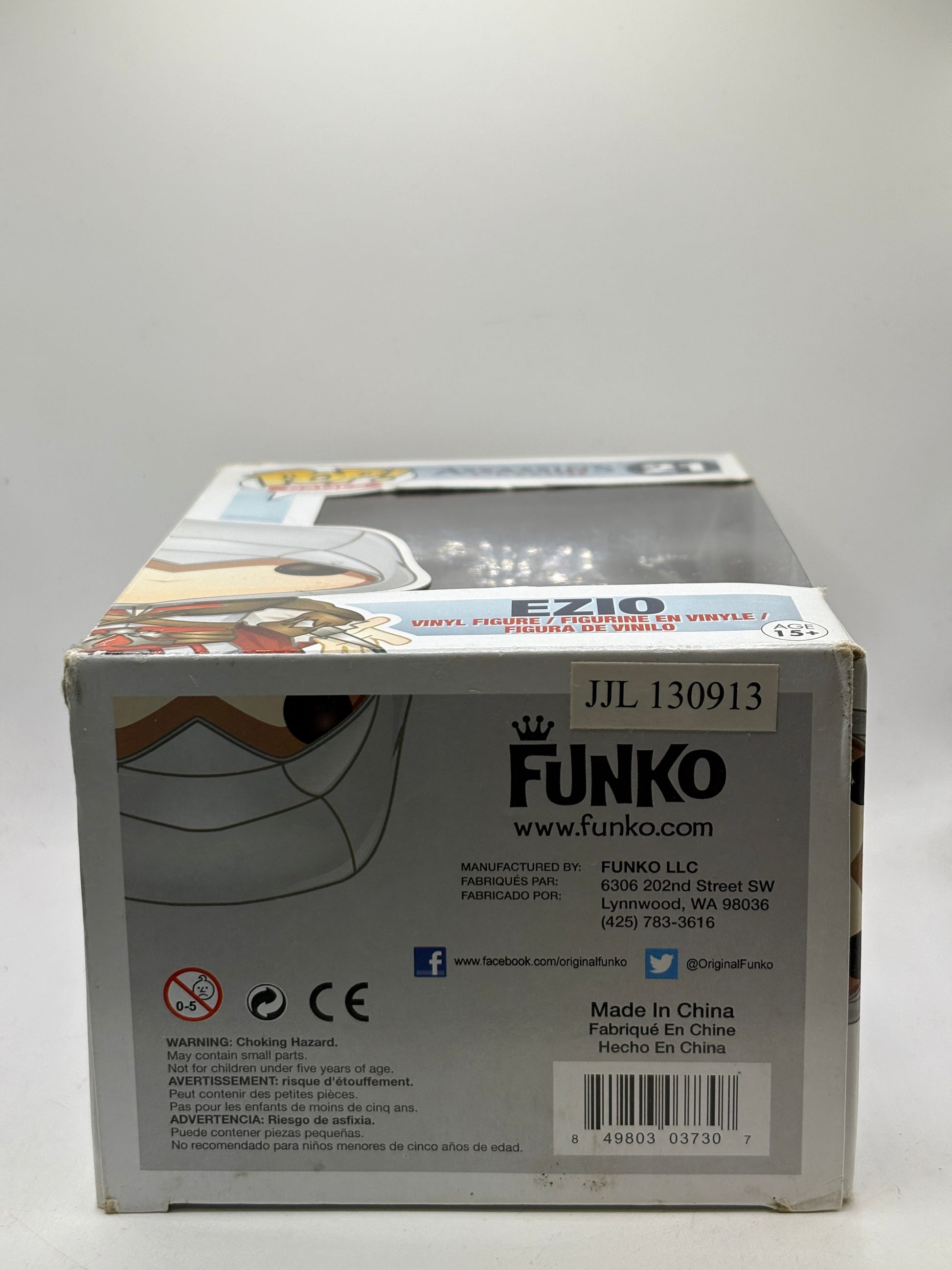 Funko POP! Games Assassin’s Creed II #21 Ezio Vinyl Figure 2013 Box DMG image 6