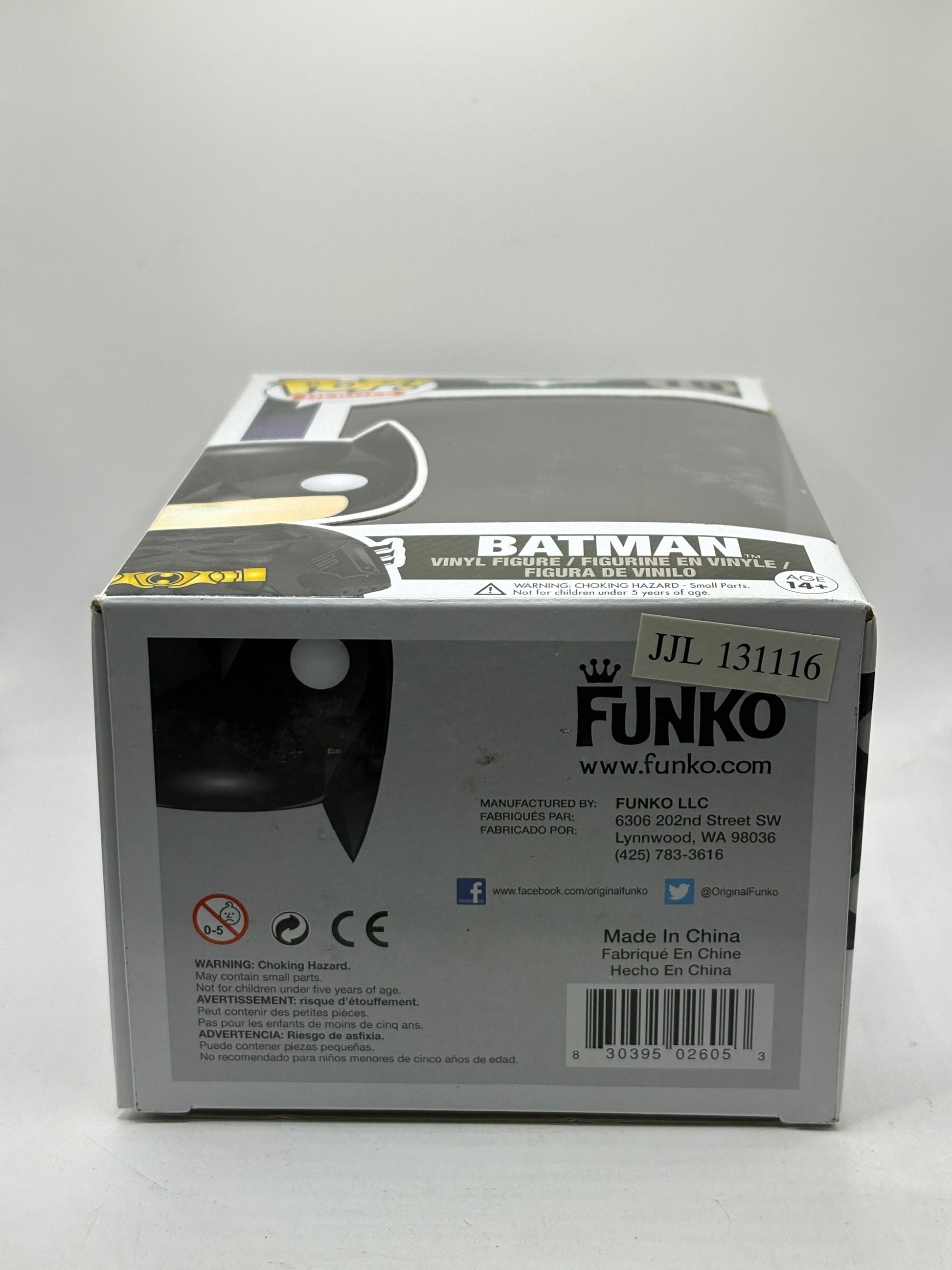 Funko POP! Heroes Batman Dark Knight #19 Batman 2013 *NO MOULD* FRENLY BRICKS - Open 7 Days