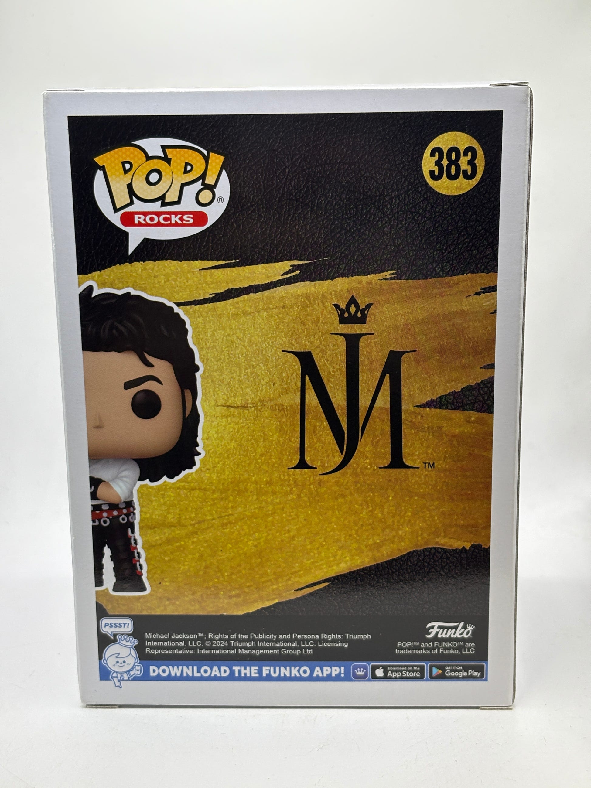 Funko POP! Rocks Michael Jackson #383 Michael Jackson Vinyl Figure image 3