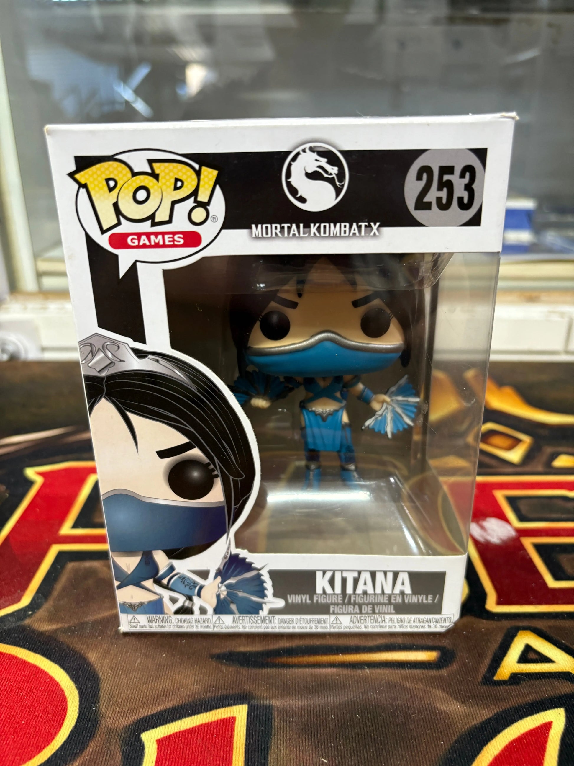 FUNKO POP Figure Games Mortal Kombat X - Kitana #253 FRENLY BRICKS - Open 7 Days