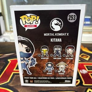 FUNKO POP Figure Games Mortal Kombat X - Kitana #253 FRENLY BRICKS - Open 7 Days