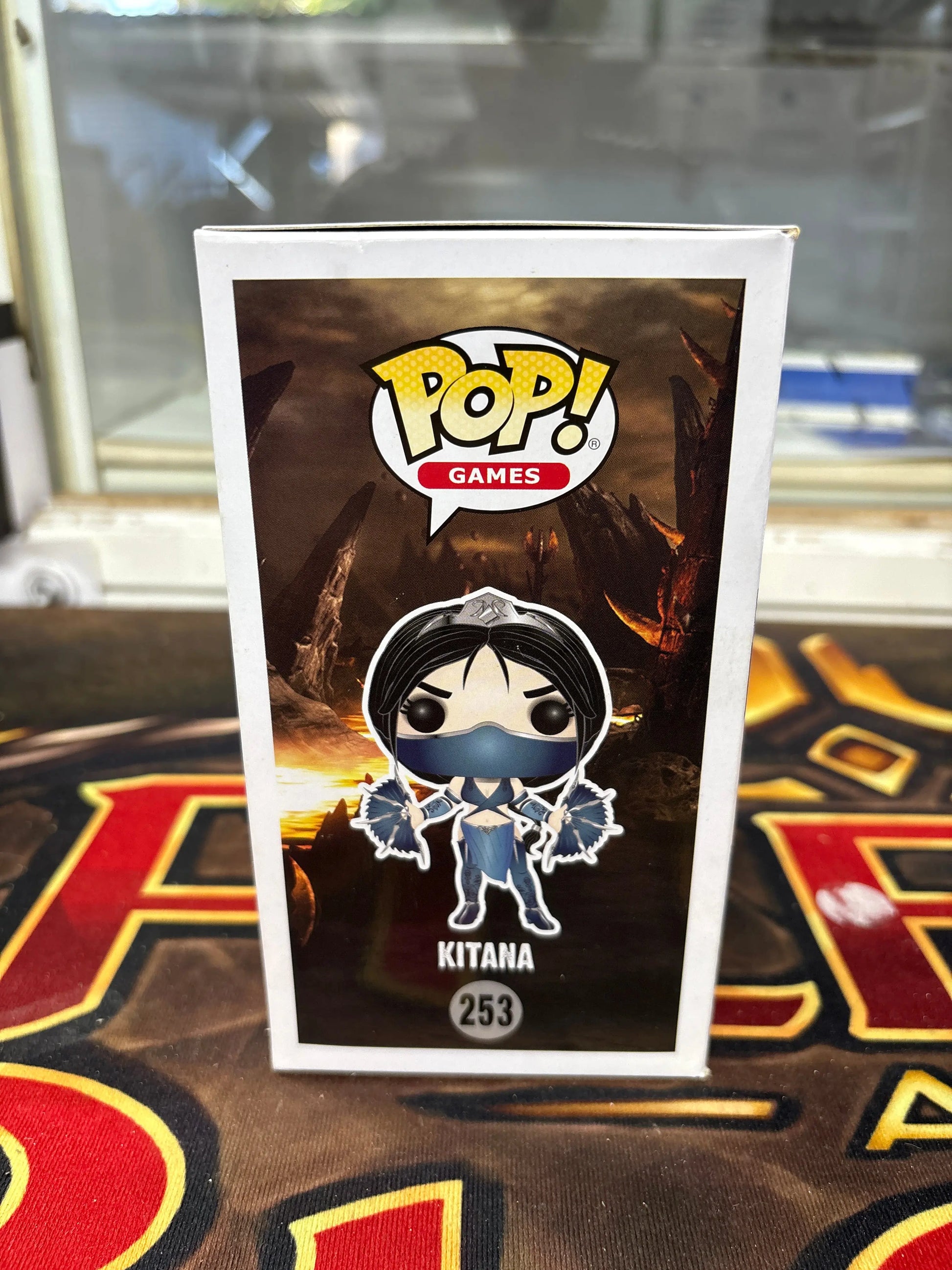 FUNKO POP Figure Games Mortal Kombat X - Kitana #253 FRENLY BRICKS - Open 7 Days