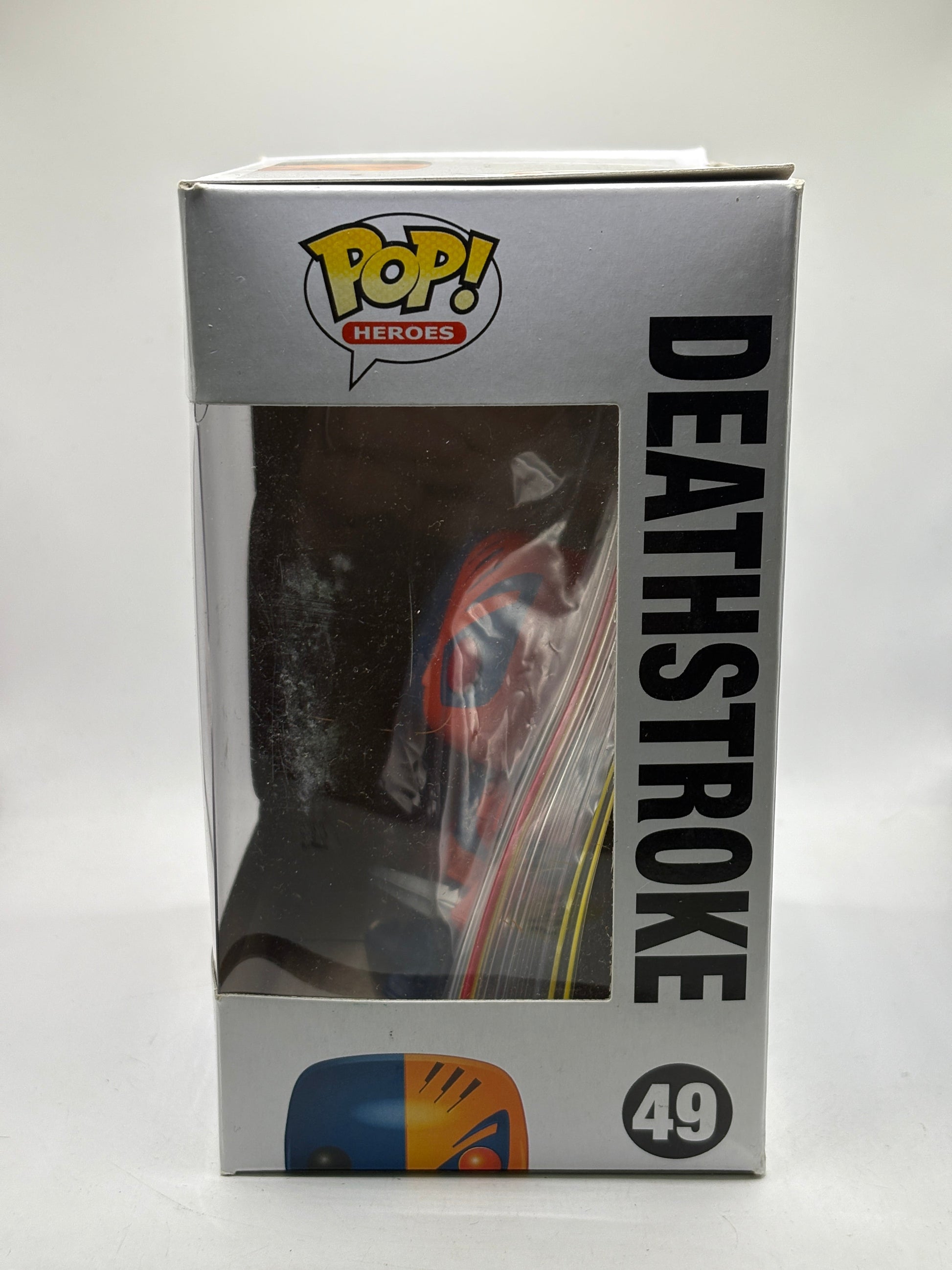Funko POP! Heroes DC Comics #49 Deathstroke 2014 *NO MOULD* FRENLY BRICKS - Open 7 Days