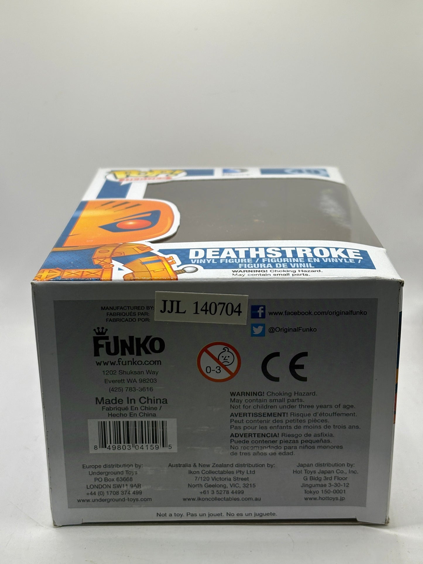 Funko POP! Heroes DC Comics #49 Deathstroke 2014 *NO MOULD* FRENLY BRICKS - Open 7 Days