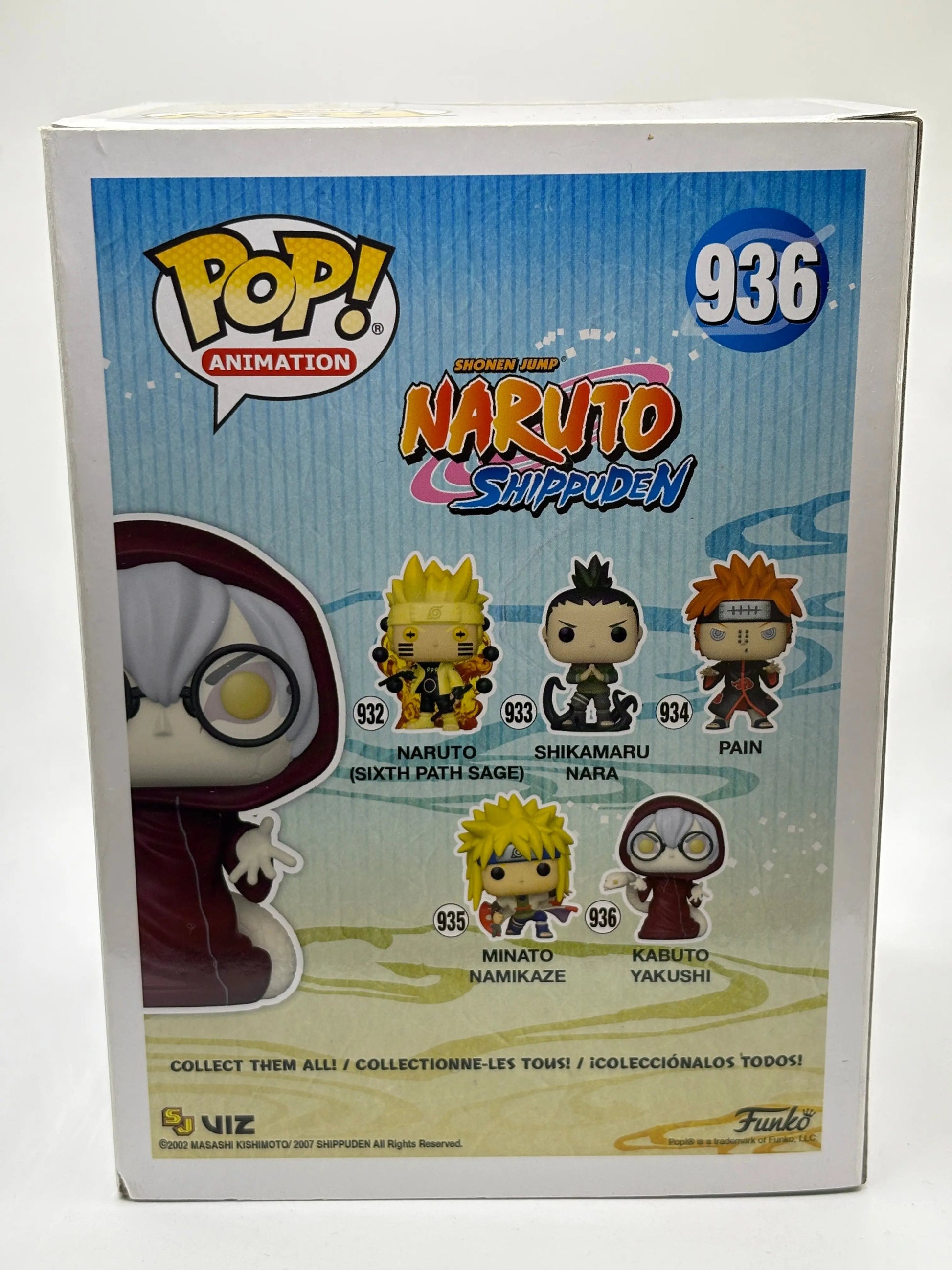 Funko POP! Animation Naruto Shippuden #936 Kabuto Yakushi FRENLY BRICKS - Open 7 Days