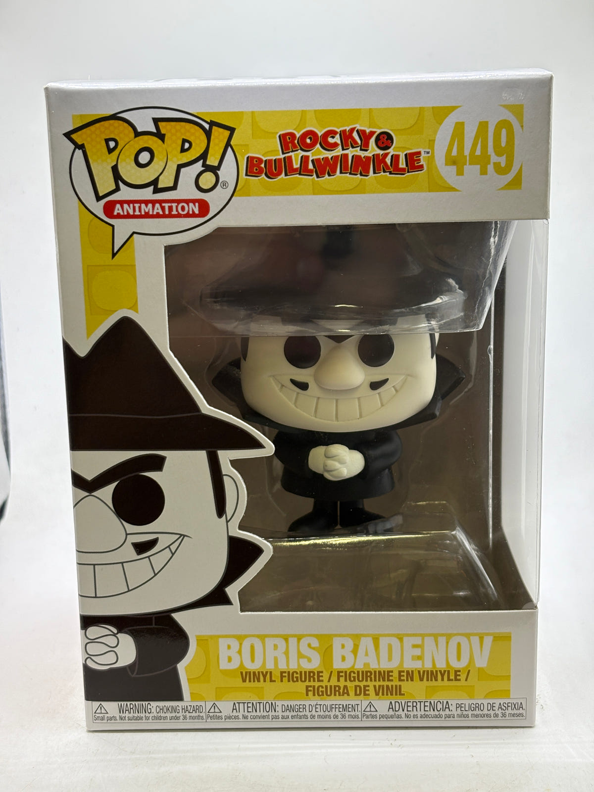 Funko POP! Animation Rocky & Bullwinkle #449 Boris Badenov Vinyl Figure image 1
