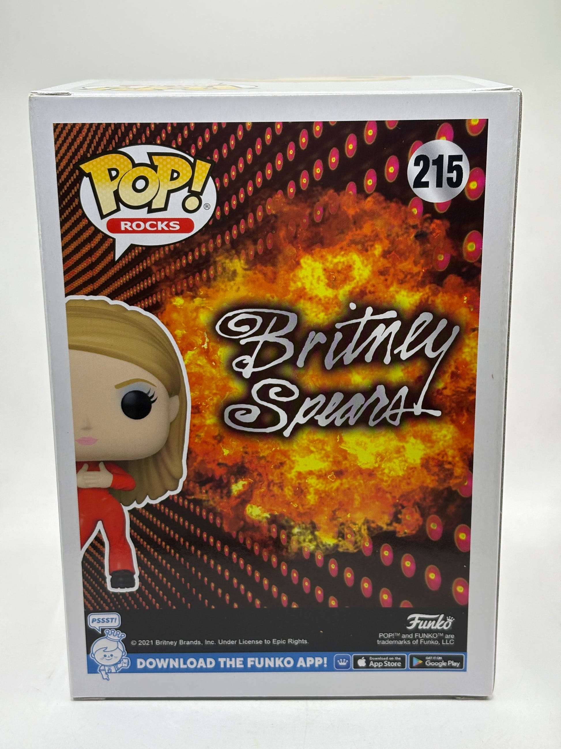 Funko POP! Rocks Britney Spears #215 Britney Spears Diamond Special Edition, photo 3 image 3