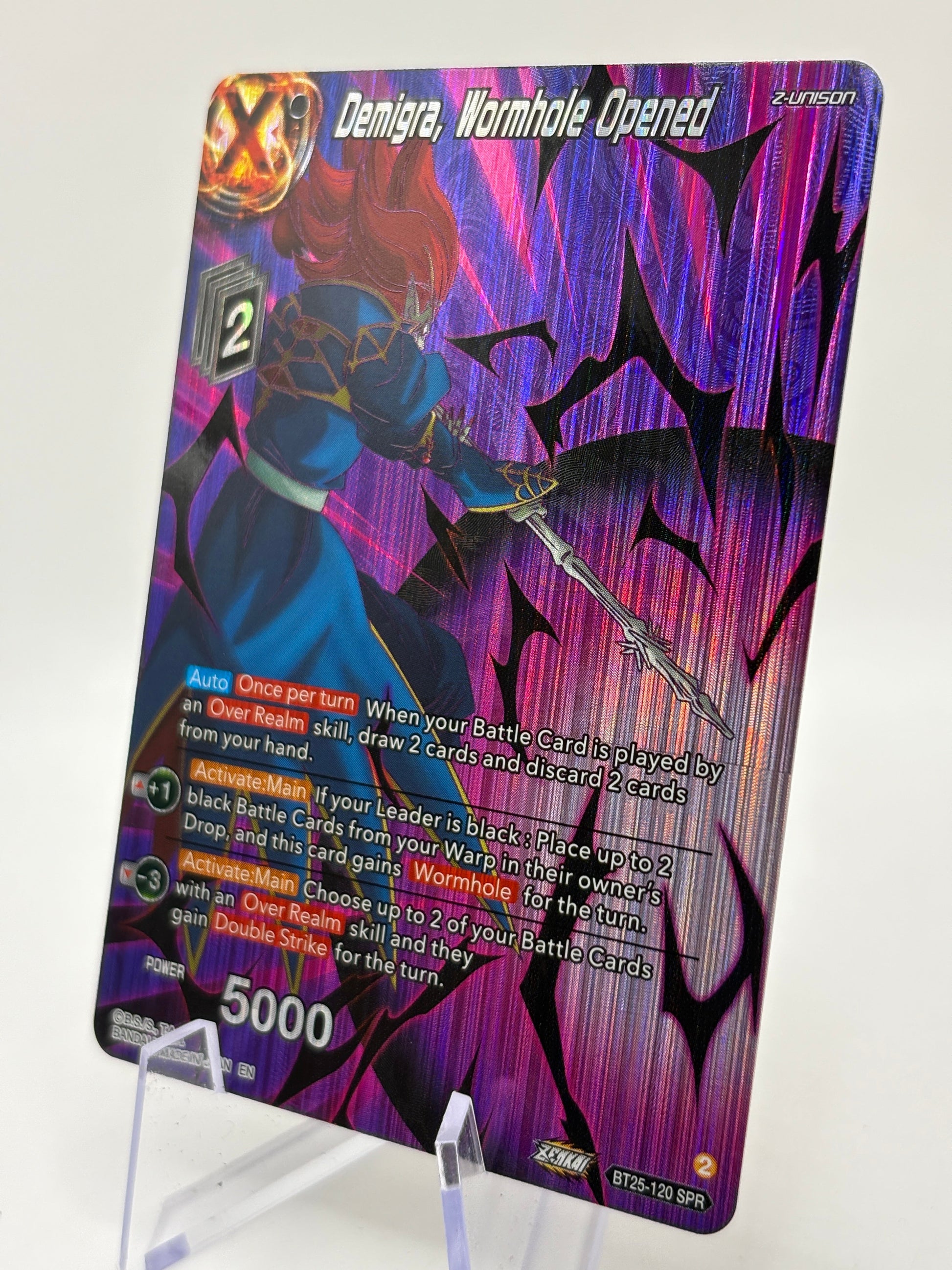 Dragon Ball Super Masters - Demigra, Wormhole Opened BT25-120 SPR FRENLY BRICKS - Open 7 Days