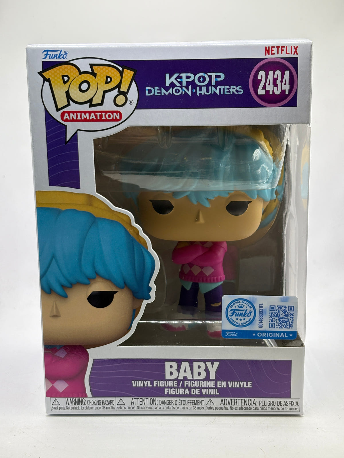 Funko POP! Animation K-POP Demon Hunters #2434 Baby Vinyl Figure image 1