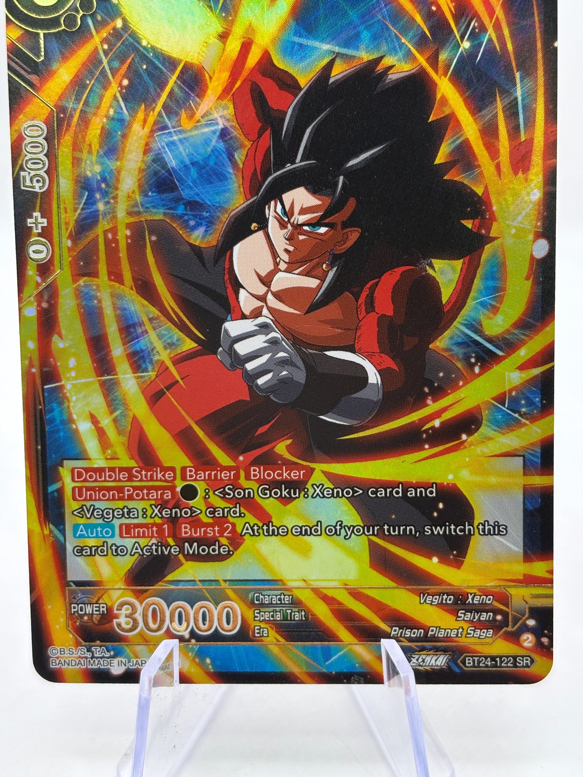 Dragon Ball Super Masters - SS4 Vegito, Sparking Offense and Defence BT24-122 SR FRENLY BRICKS - Open 7 Days