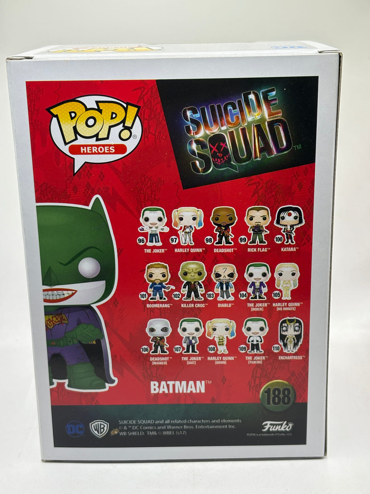 Funko POP! Heroes Suicide Squad #188 Batman 2017 Summer Exclusive, photo 3 image 3