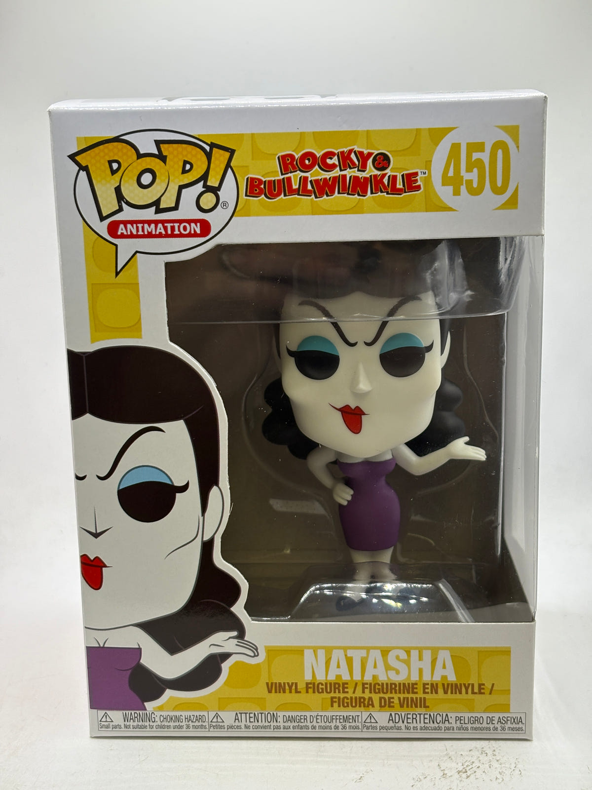 Funko POP! Animation Rocky & Bullwinkle #450 Natasha Vinyl Figure image 1