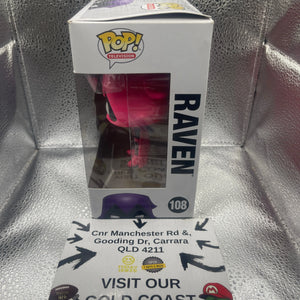 Funko POP! Television Teen Titans Go! Raven (Pink) #108 FRENLY BRICKS - Open 7 Days