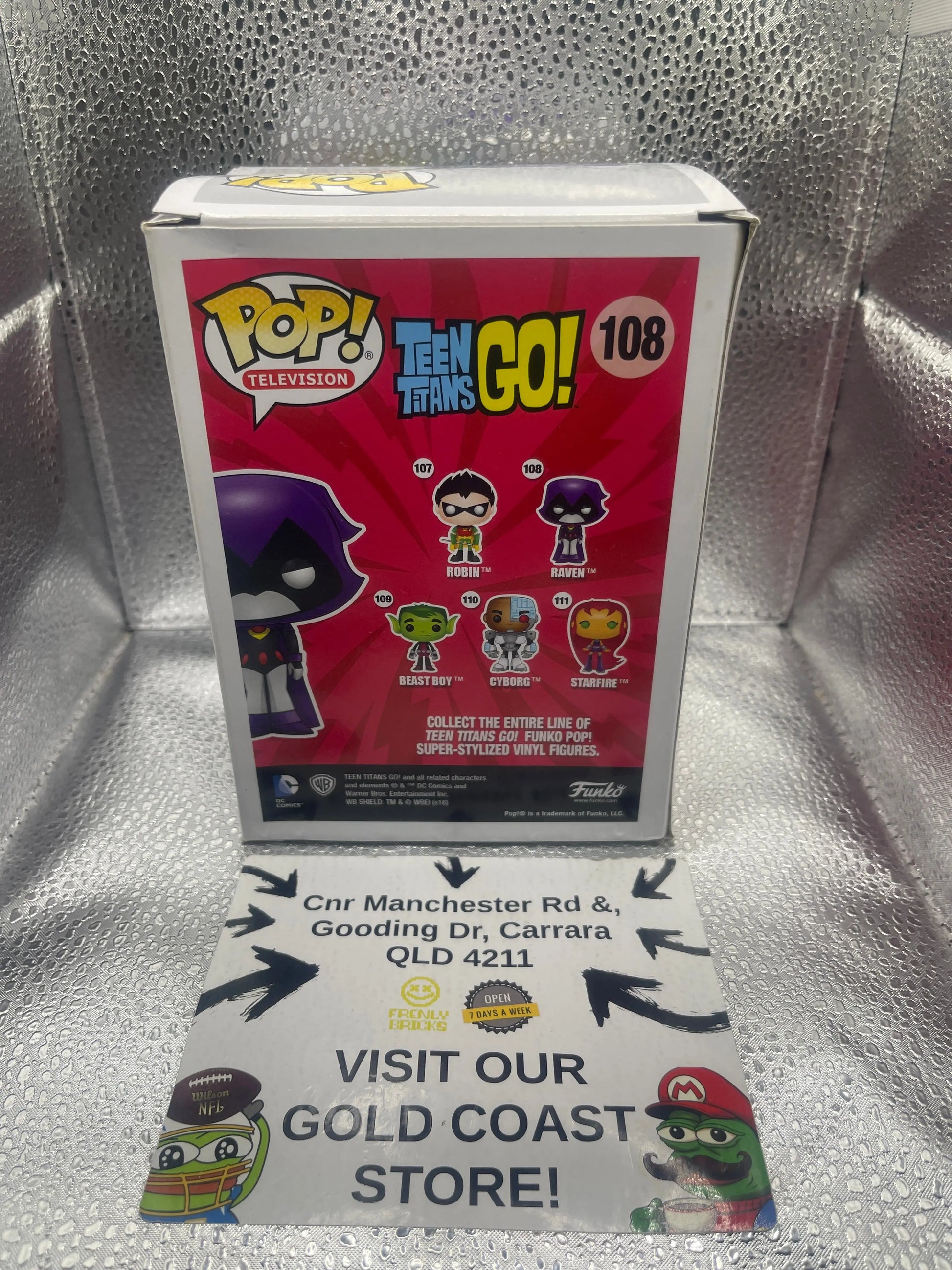 Funko POP! Television Teen Titans Go! Raven (Pink) #108 FRENLY BRICKS - Open 7 Days