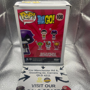 Funko POP! Television Teen Titans Go! Raven (Pink) #108 FRENLY BRICKS - Open 7 Days