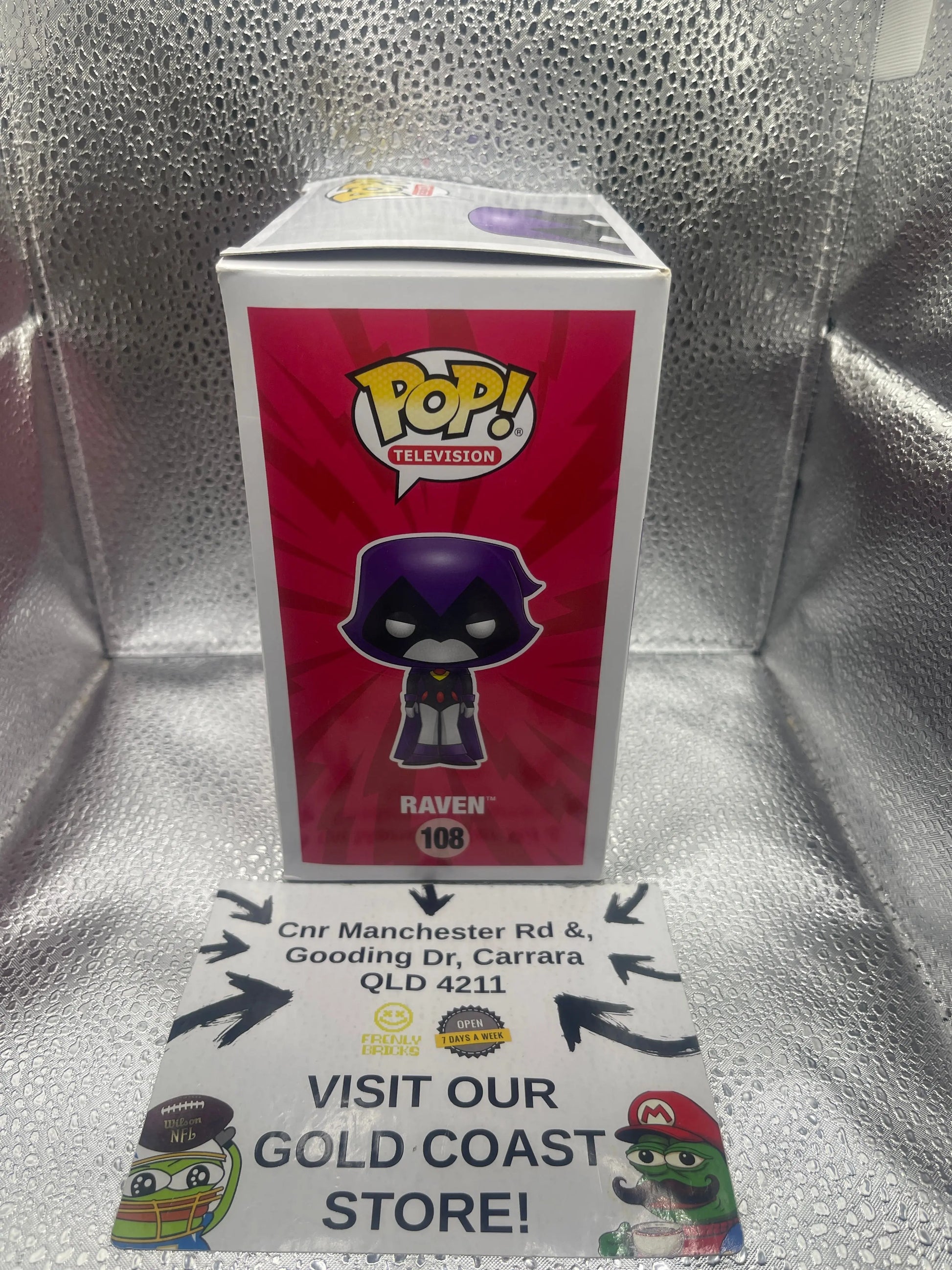 Funko POP! Television Teen Titans Go! Raven (Pink) #108 FRENLY BRICKS - Open 7 Days